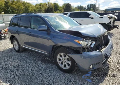 2012 Toyota Highlander Base z USA, uszkodzony, nr VIN 5TDZK3EH9CS079476